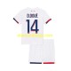 Camisola Paris Saint-Germain Desire Doue 14 Criança Equipamento Segundo 2024-2025 Manga Curta